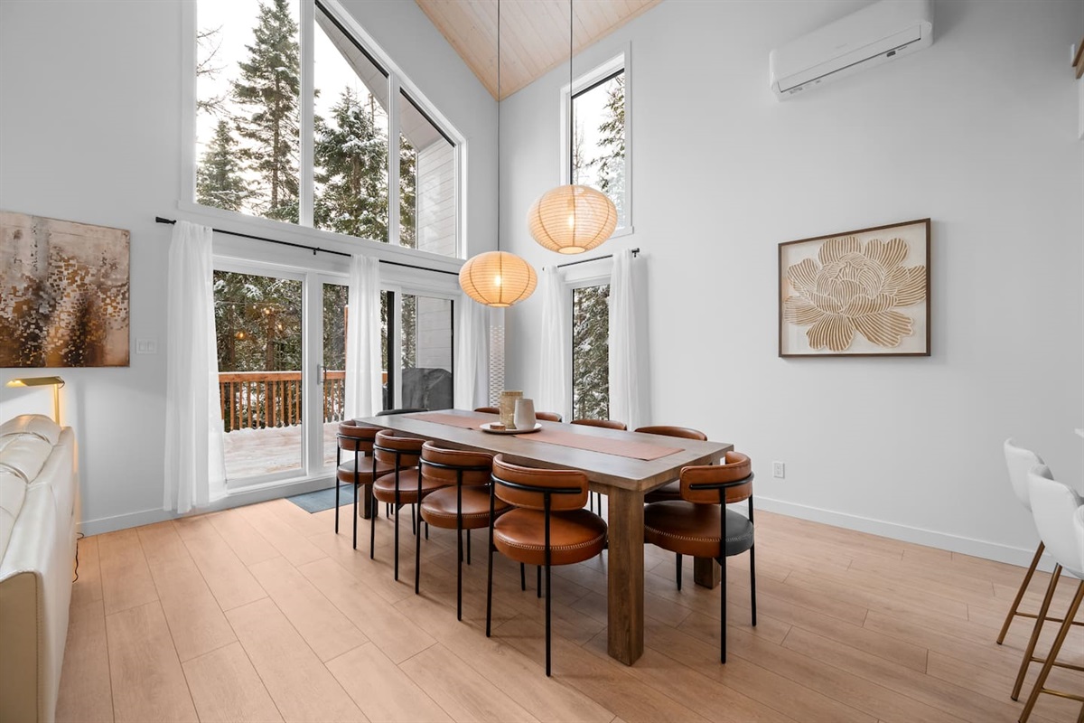 A cozy table for meals, laughter, and lasting memories.