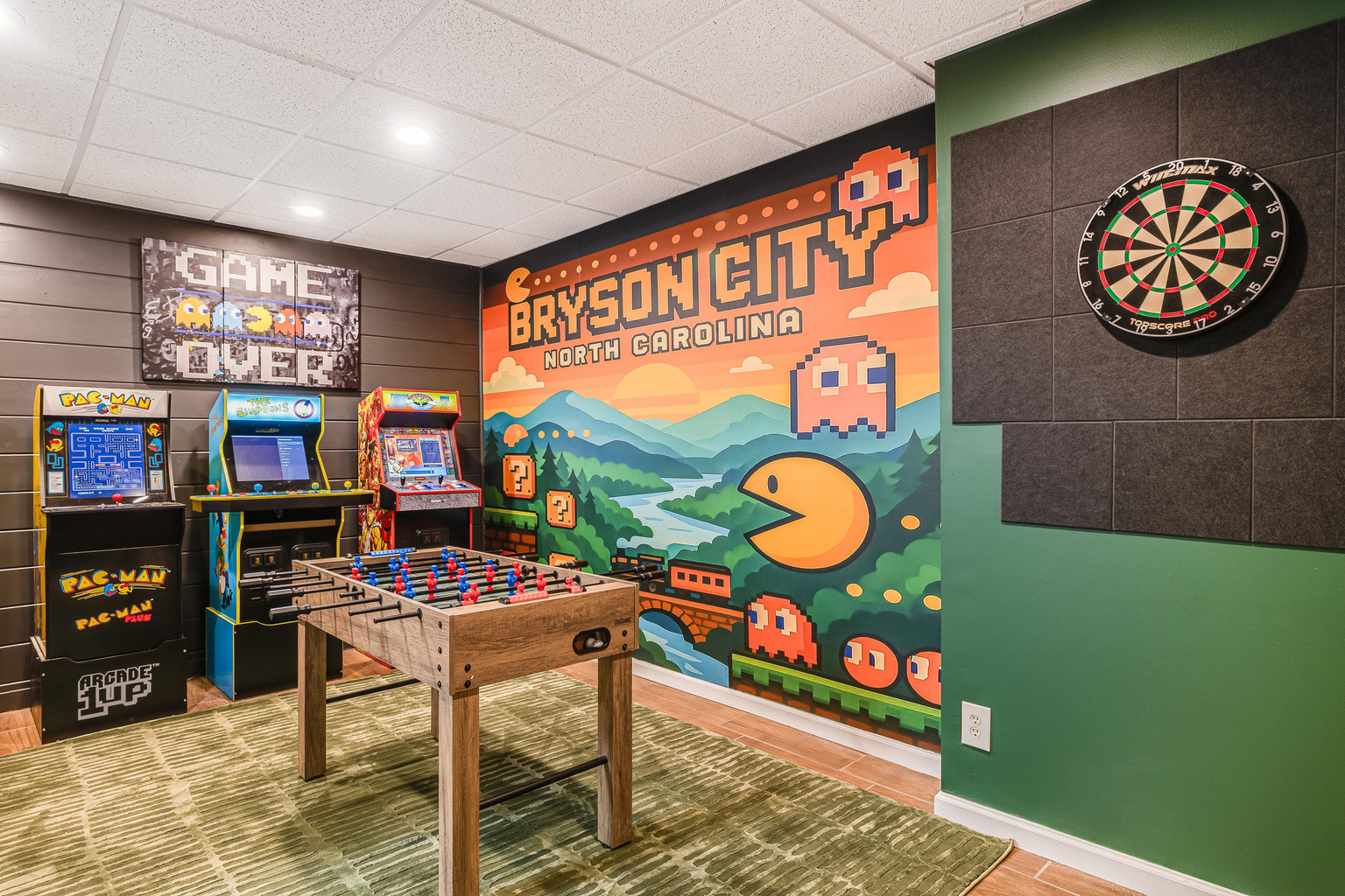 Get ready for some friendly competition! Whether you're in the mood for arcade games, a fast-paced match of foosball, or a round of darts, our fully-equipp