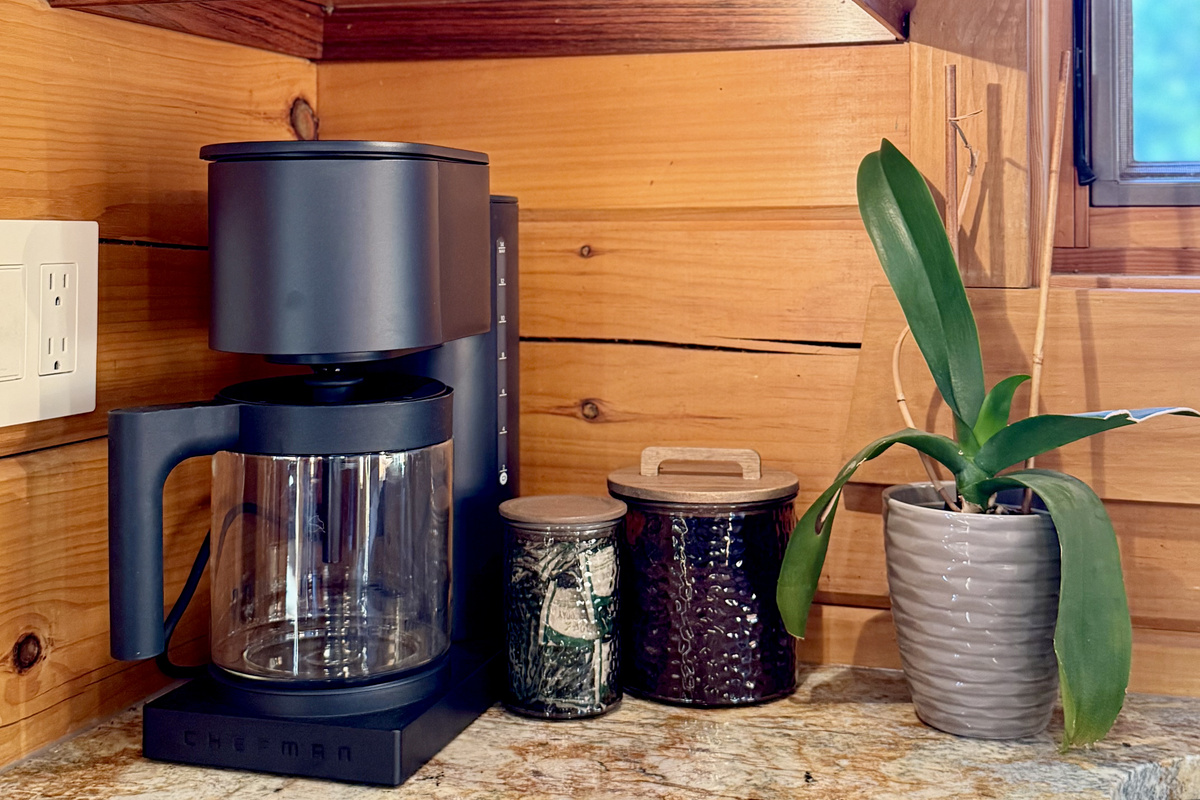 Enjoy a classic drip coffee maker with space to brew multiple cups