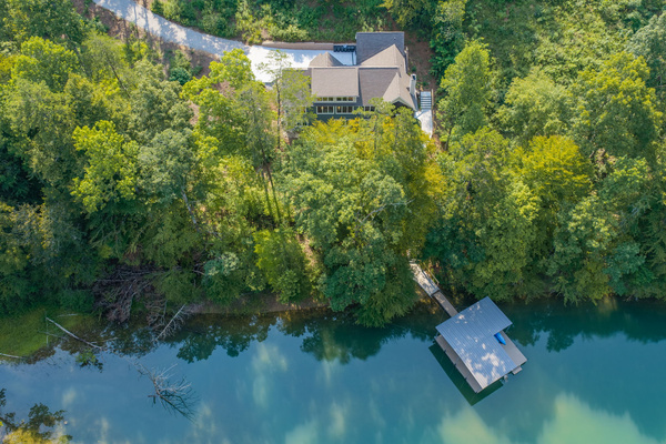Dock aerial view