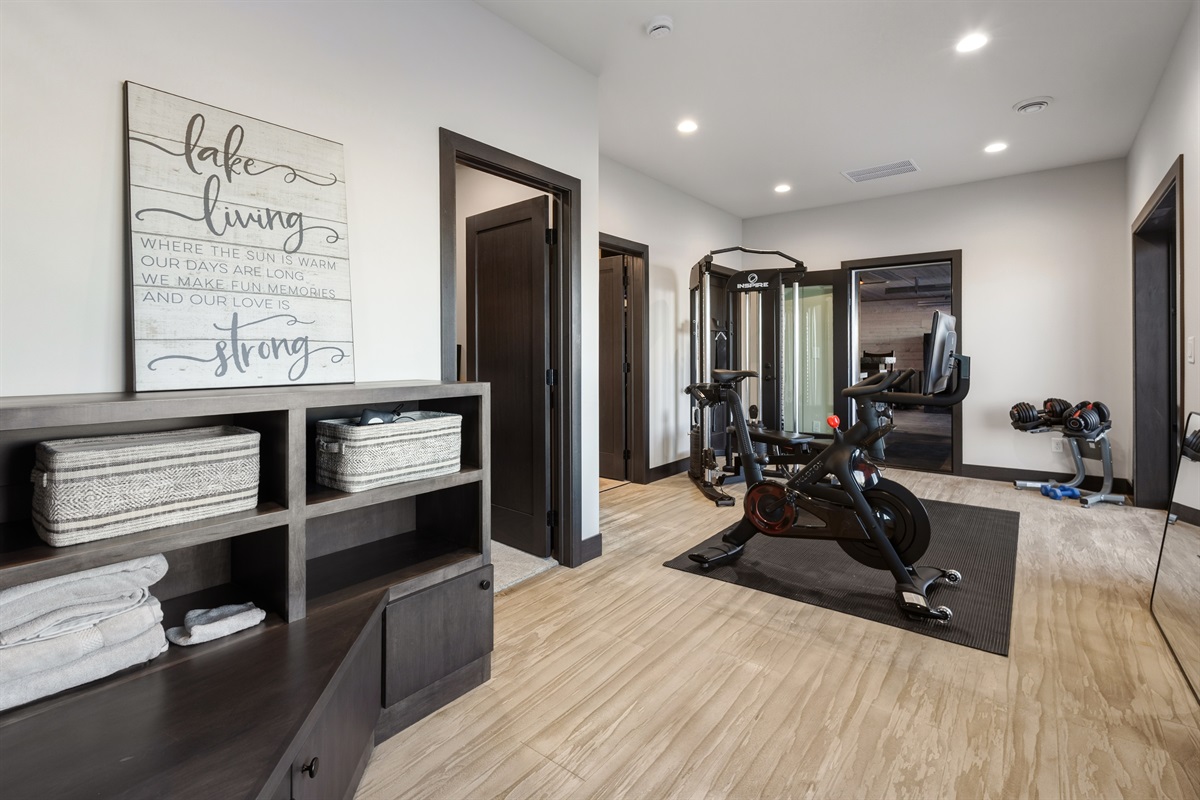 Lower Level Workout Area