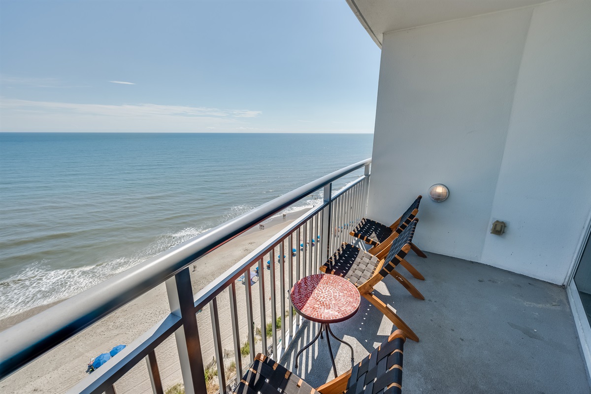 Breathtaking Views from Balcony!