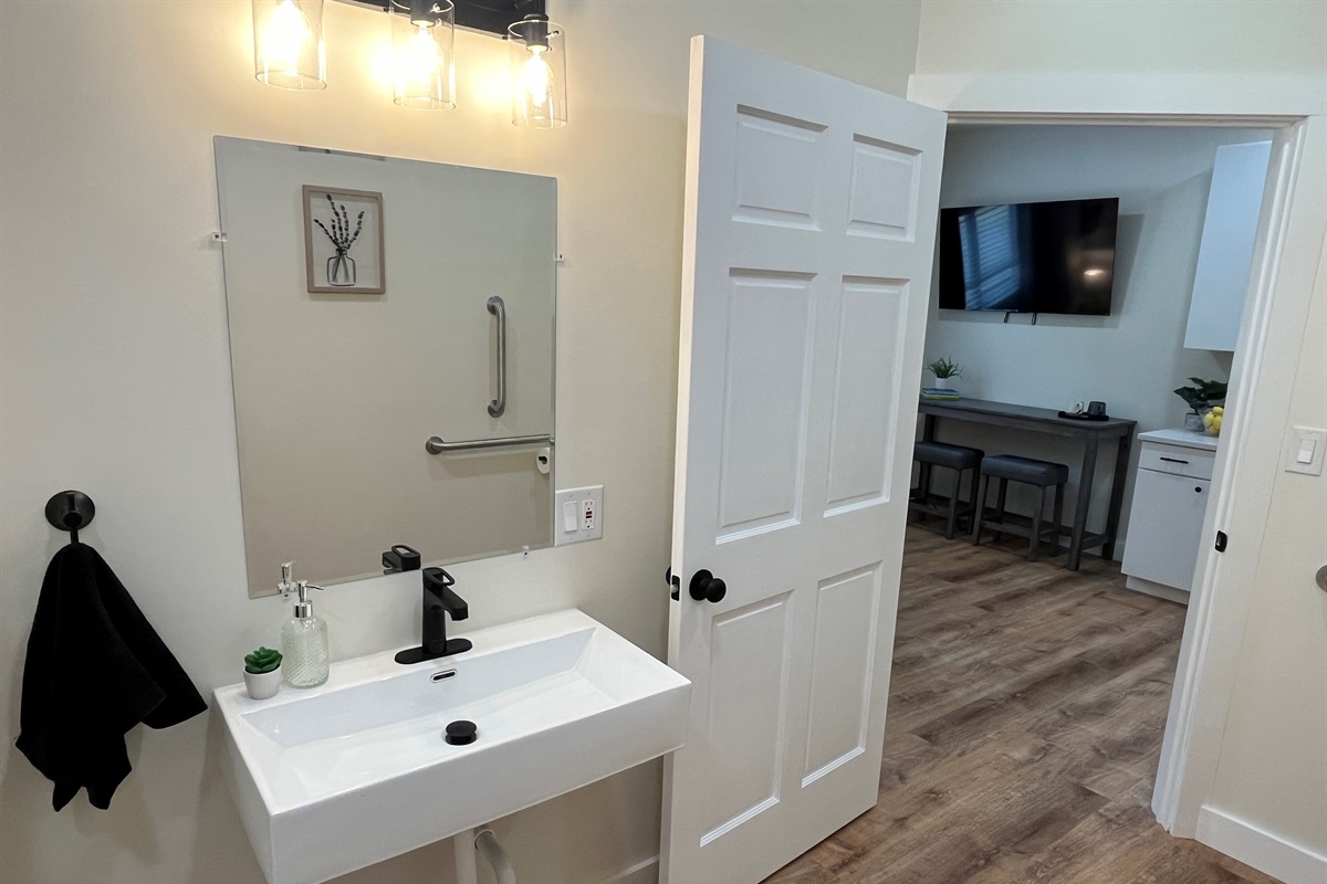 Wall-mounted ADA sink