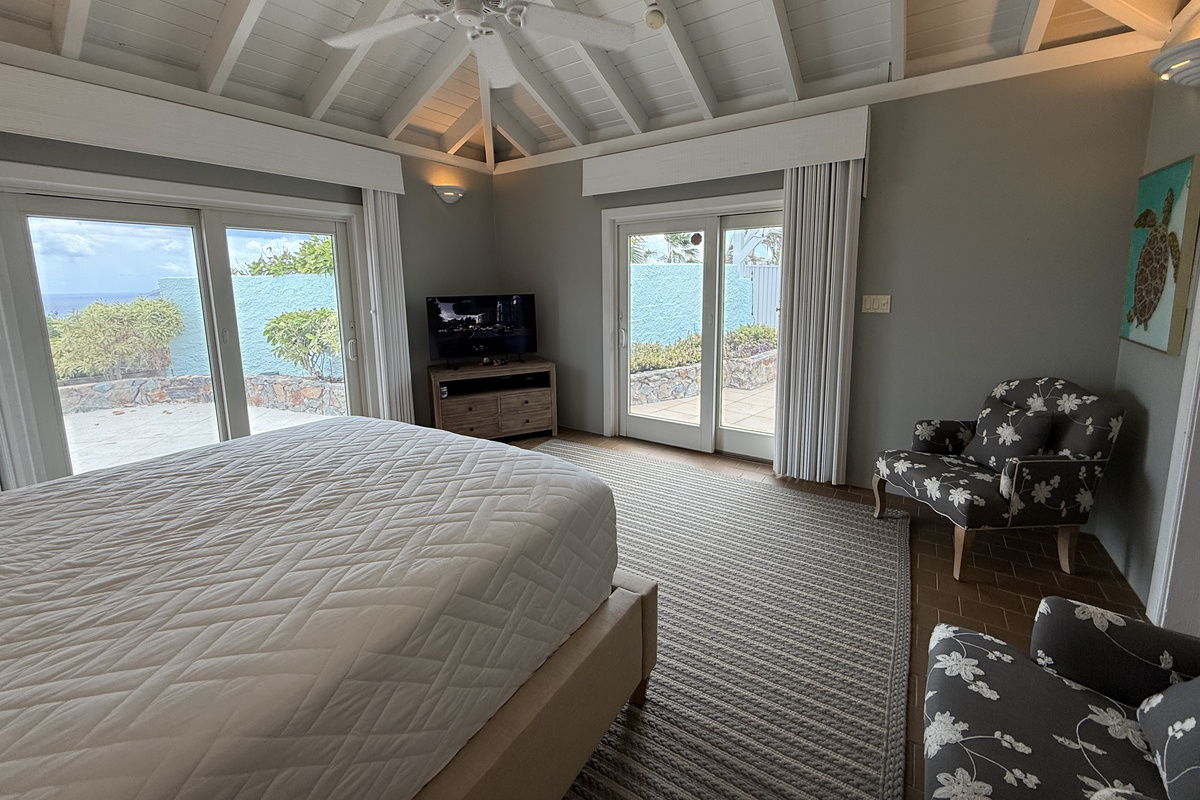 A peaceful space to unwind after a day exploring St. Thomas.