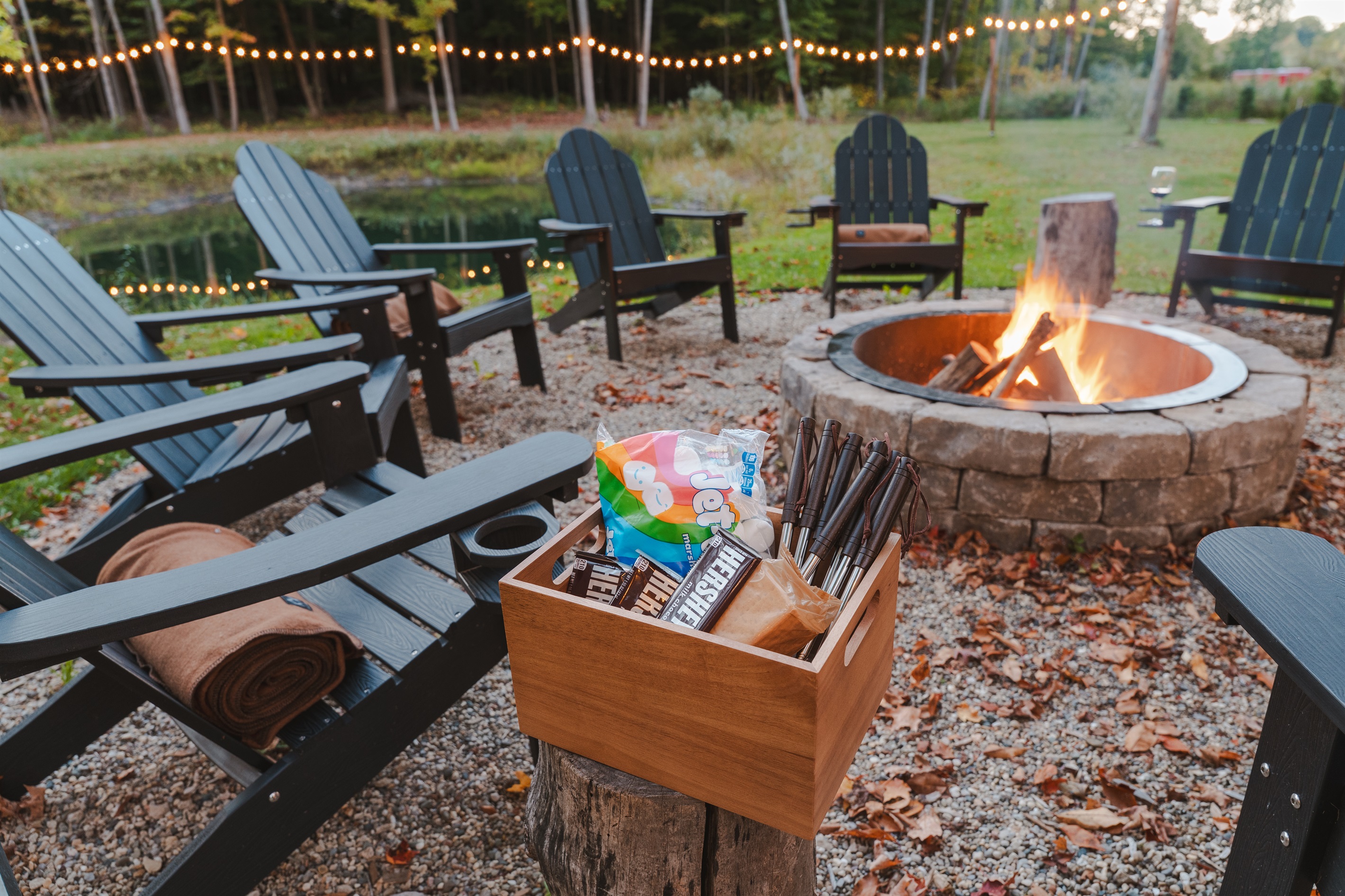 S'mores by the campfire