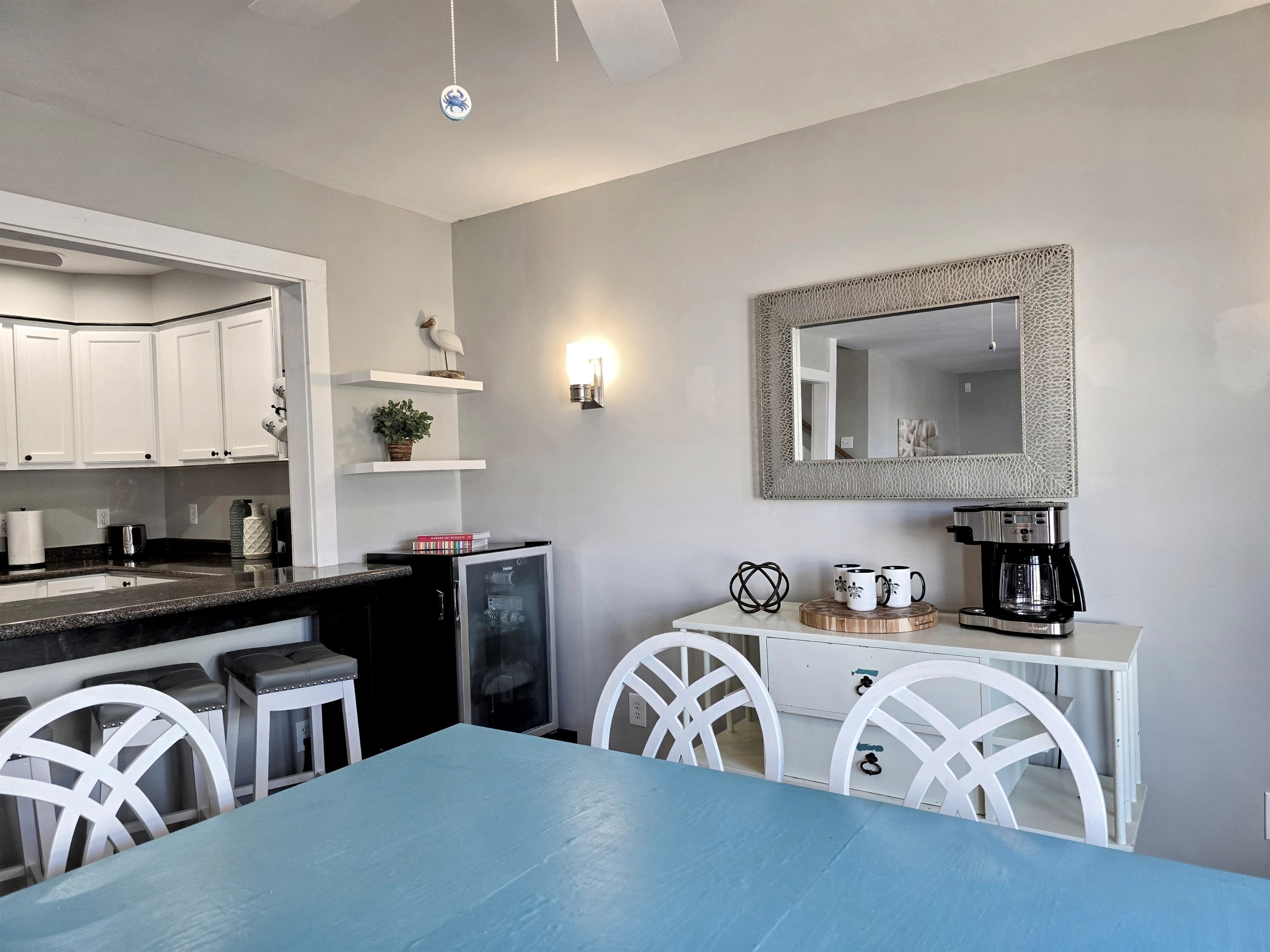 Coffee Bar and Wine Cooler