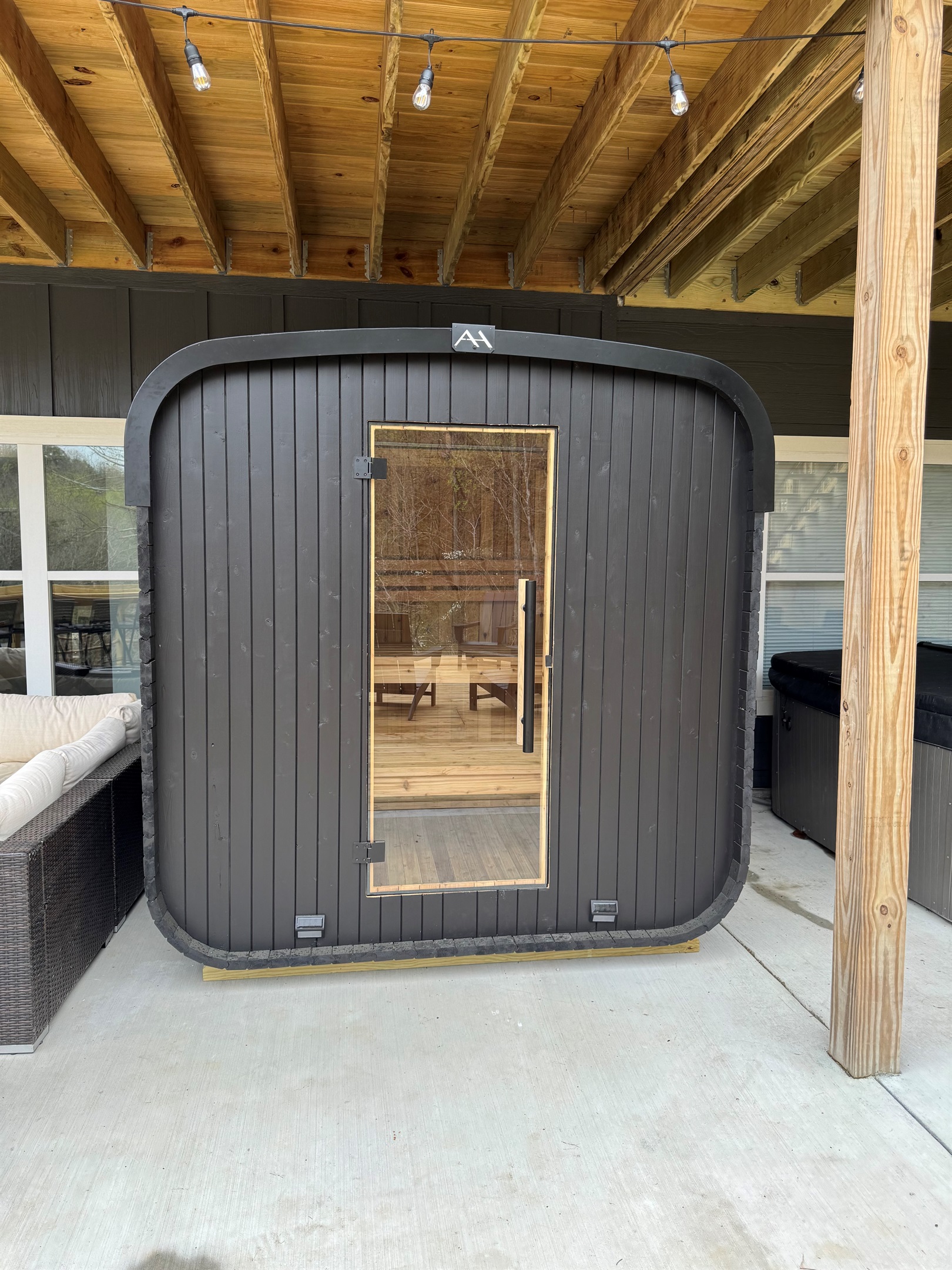 Dry Sauna!! What a treat!