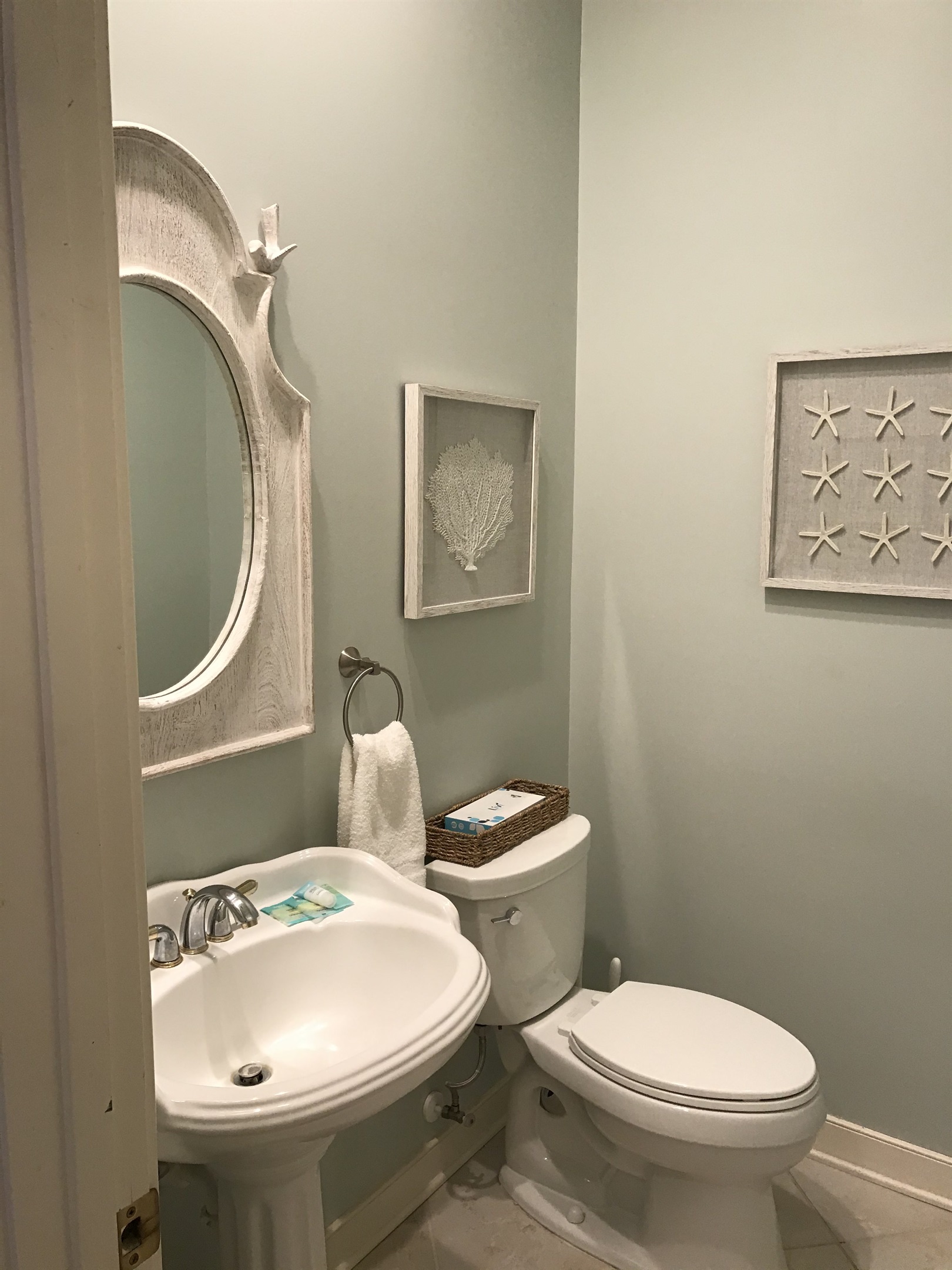 Powder room on main floor