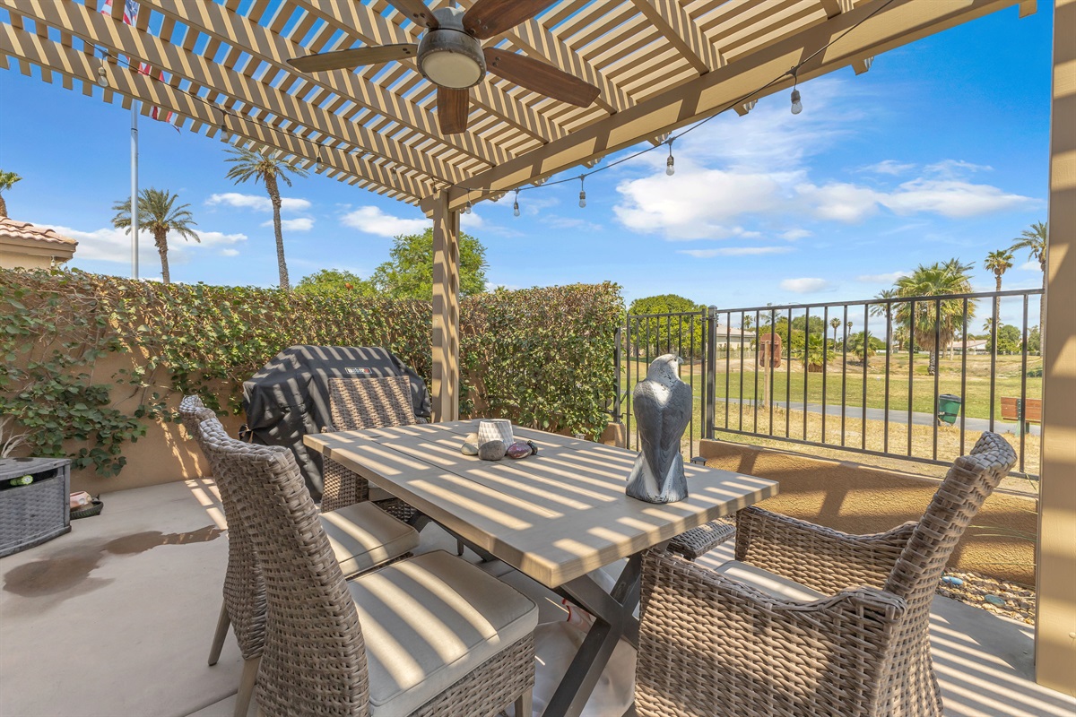 Outdoor dining