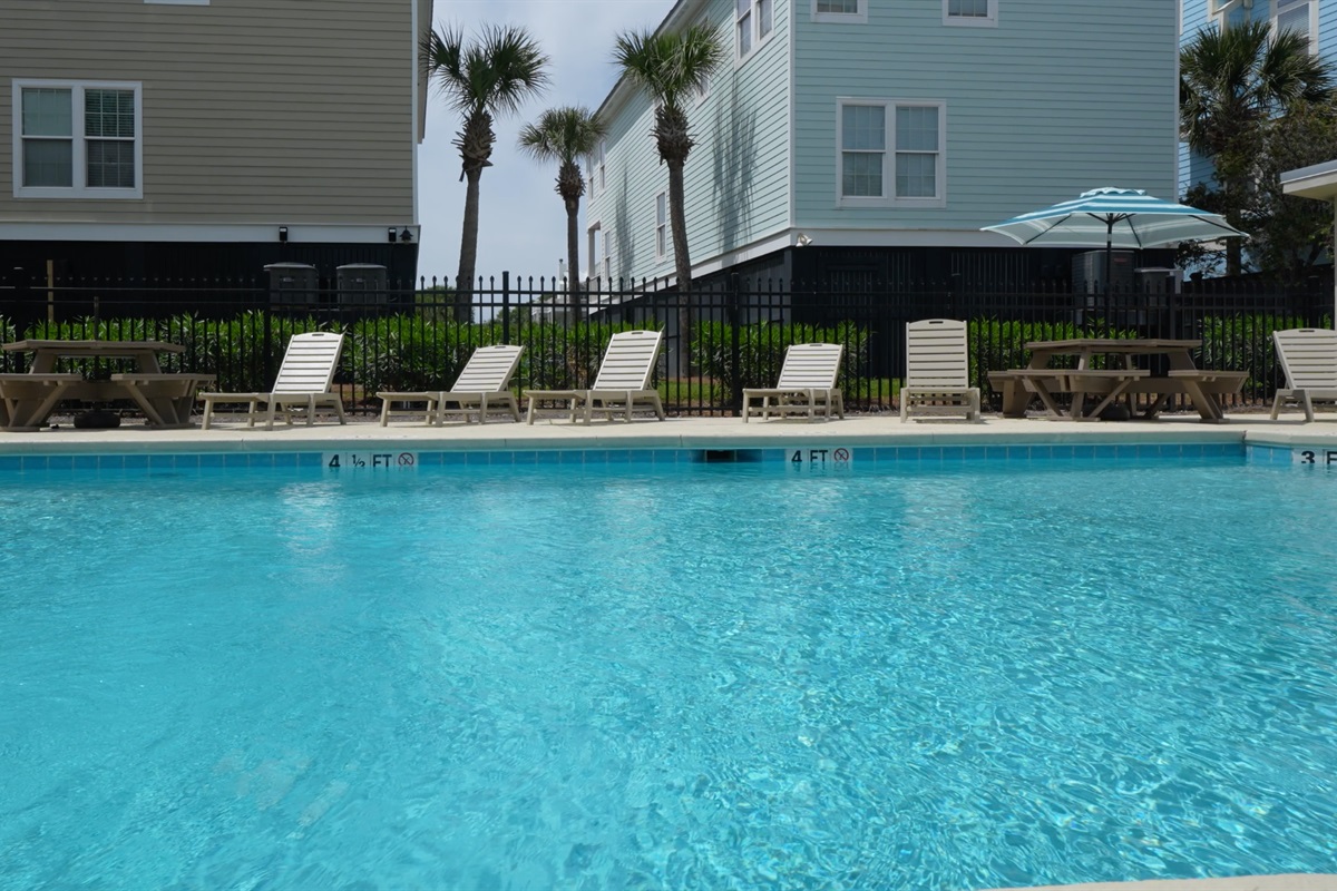 Community Pool | Front Beach Fun | 9 JC Long Blvd | Isle of Palms, SC | IOP Escapes