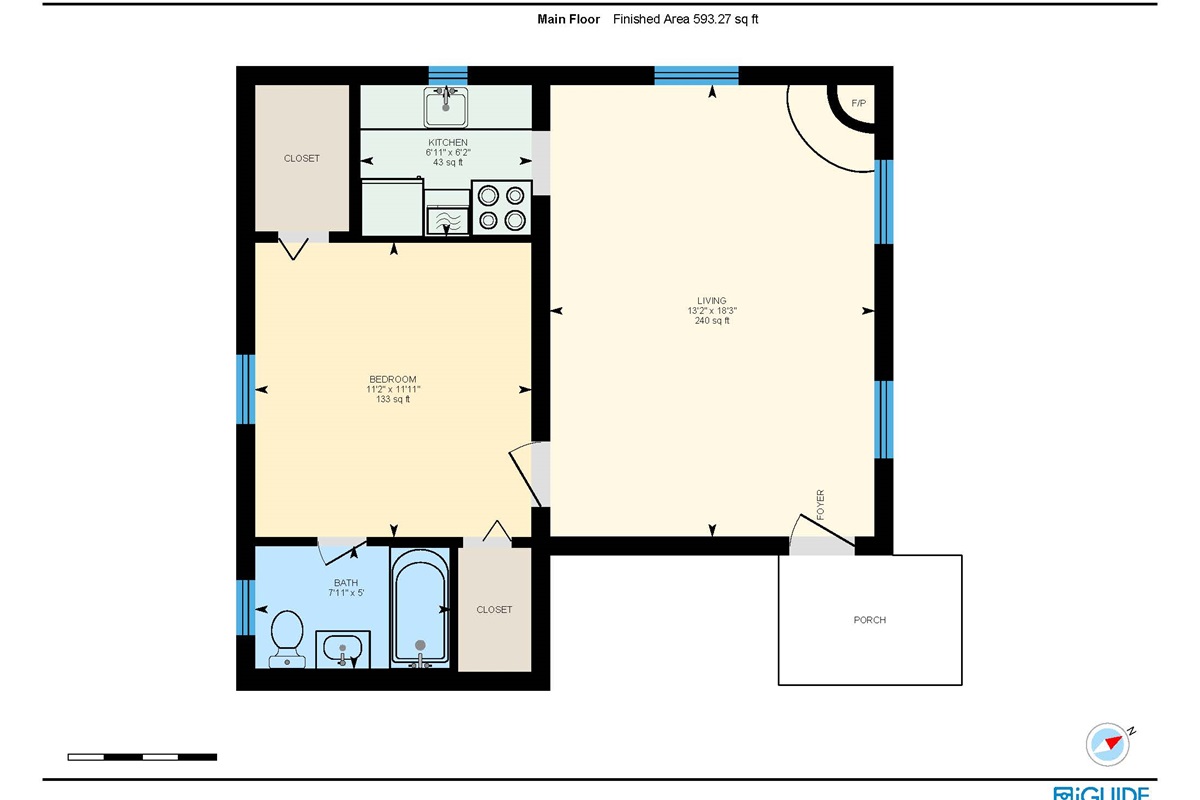 Casita E Floor Plan