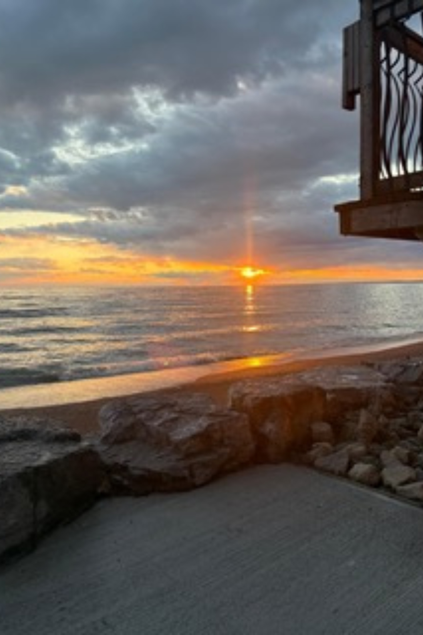 Follow the shoreline as far as the eye can see from your private beach.