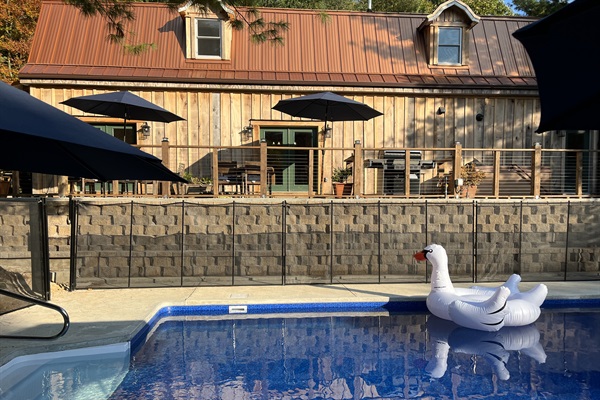 Seasonal heated pool reopens May 1st!