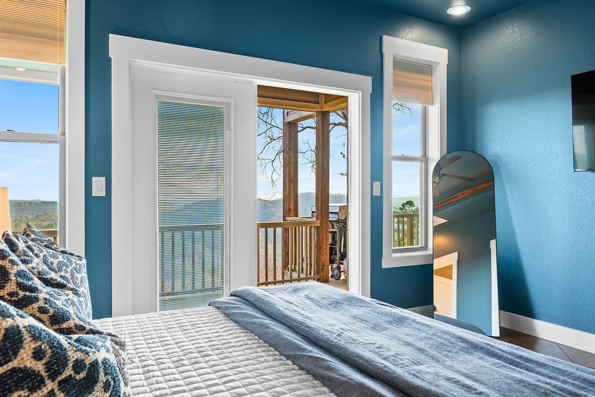 Wake up to mountain vistas right outside your door and step onto the balcony for a breath of fresh air to start your day.