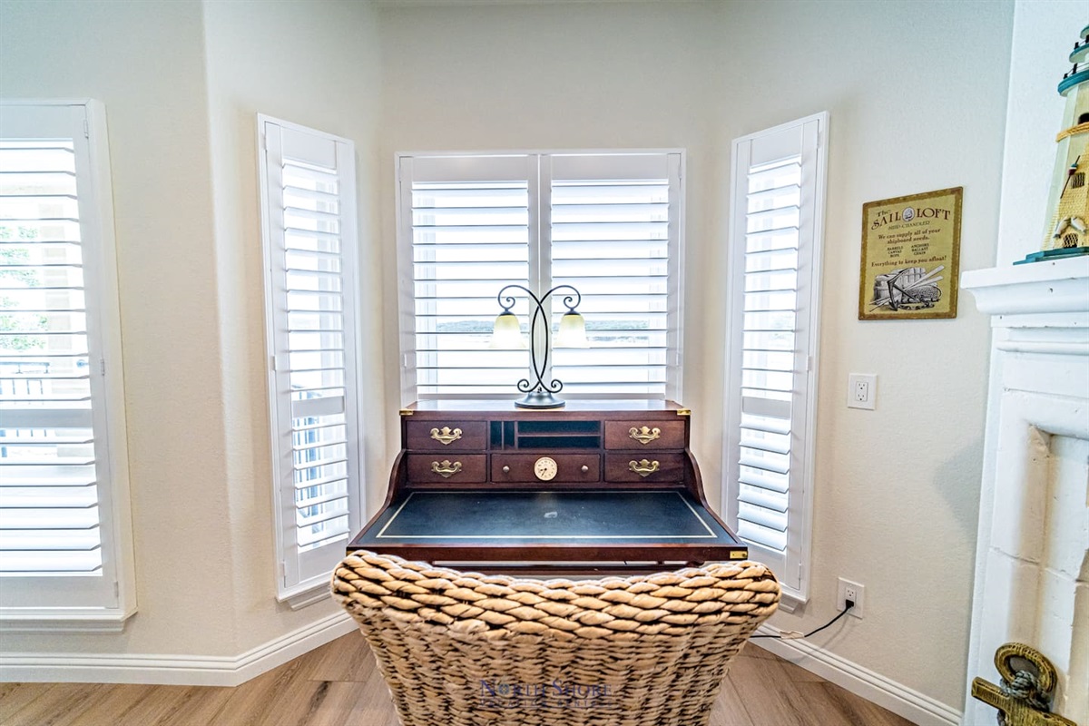 Study Desk in Master Bedroom