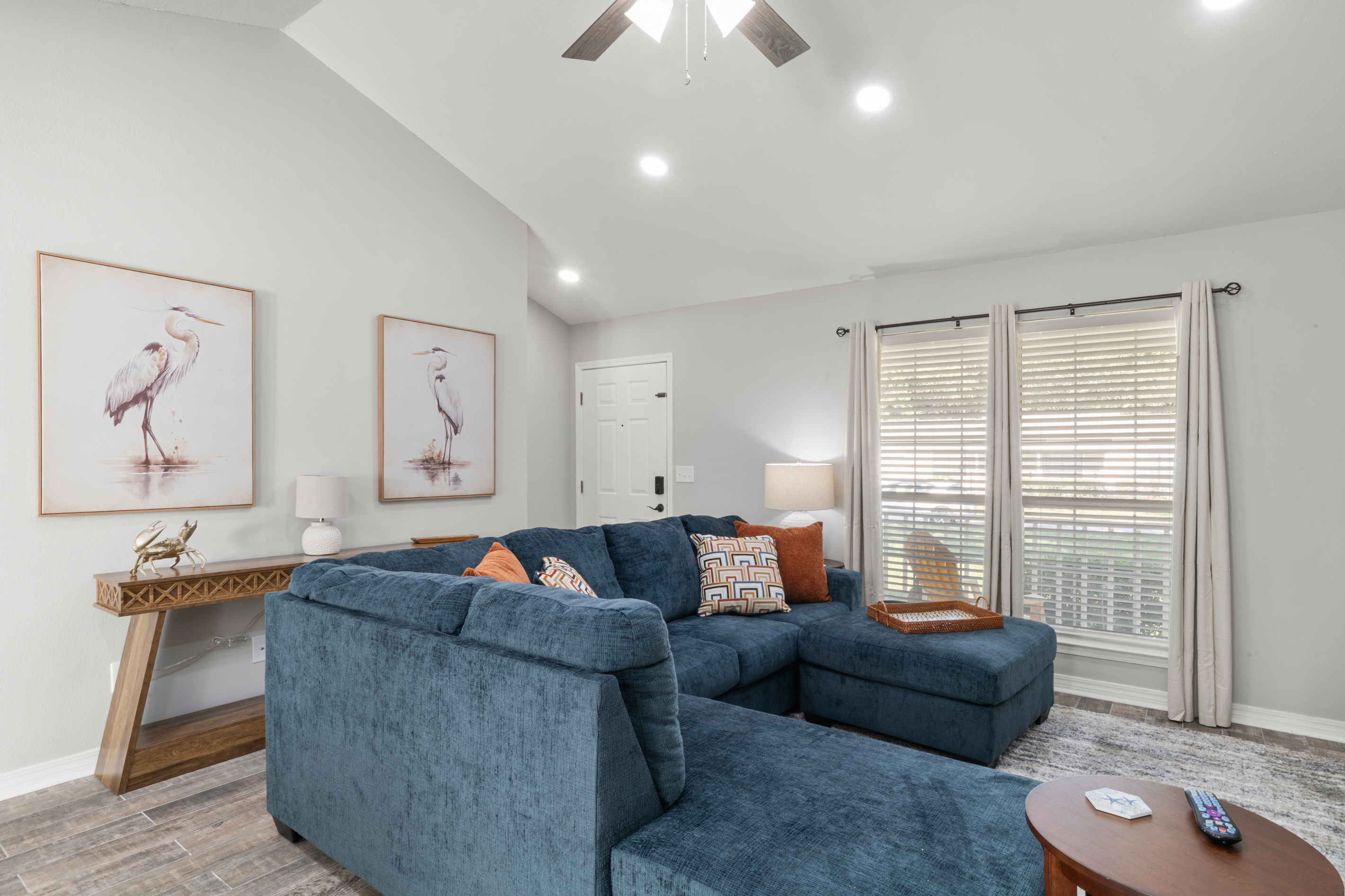 Comfortable spaces and thoughtful touches make Beach Bound Hideaway feel like your home away from home.