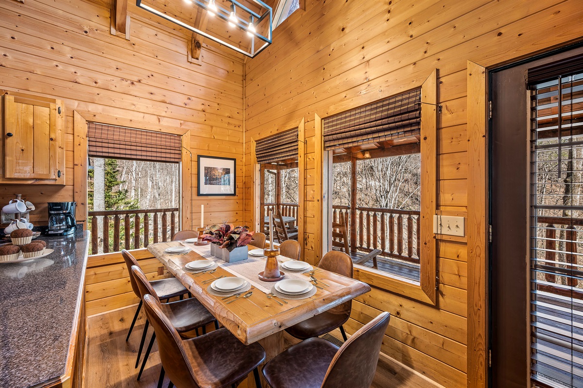 Gather around the table and enjoy home-cooked meals