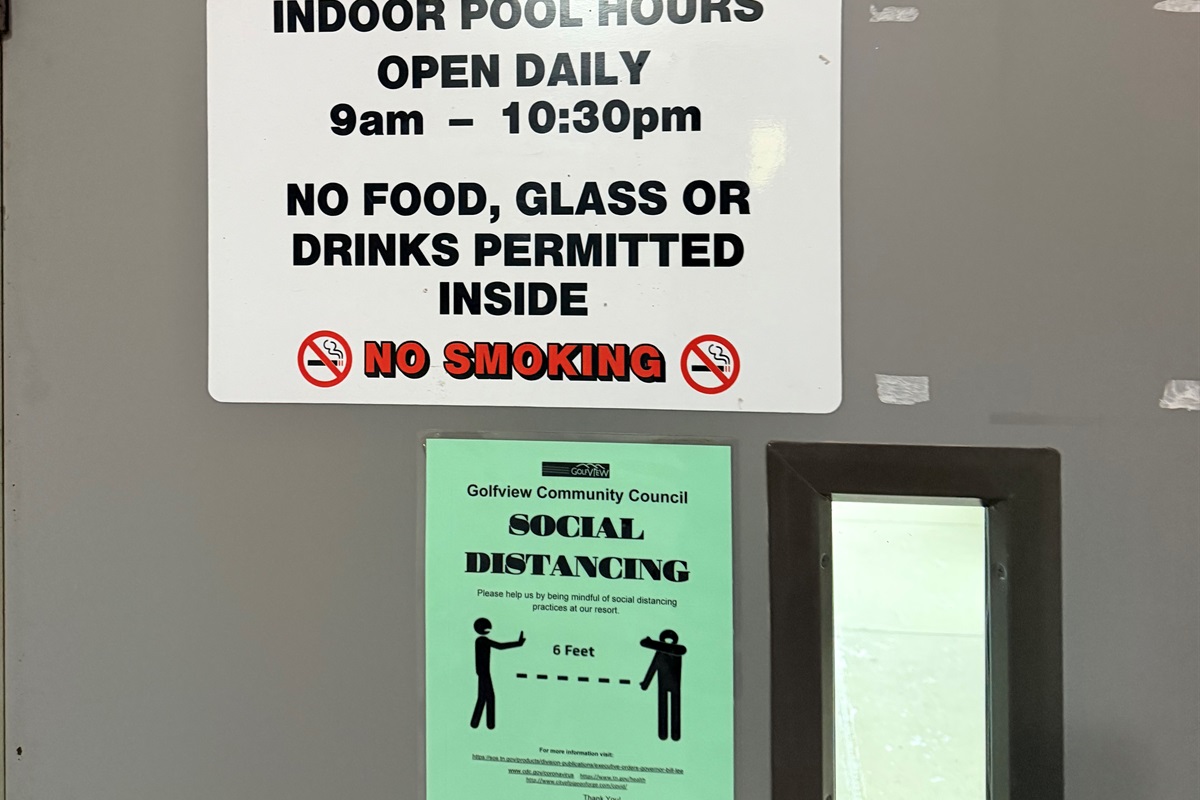 Indoor pool/sauna rules and hours