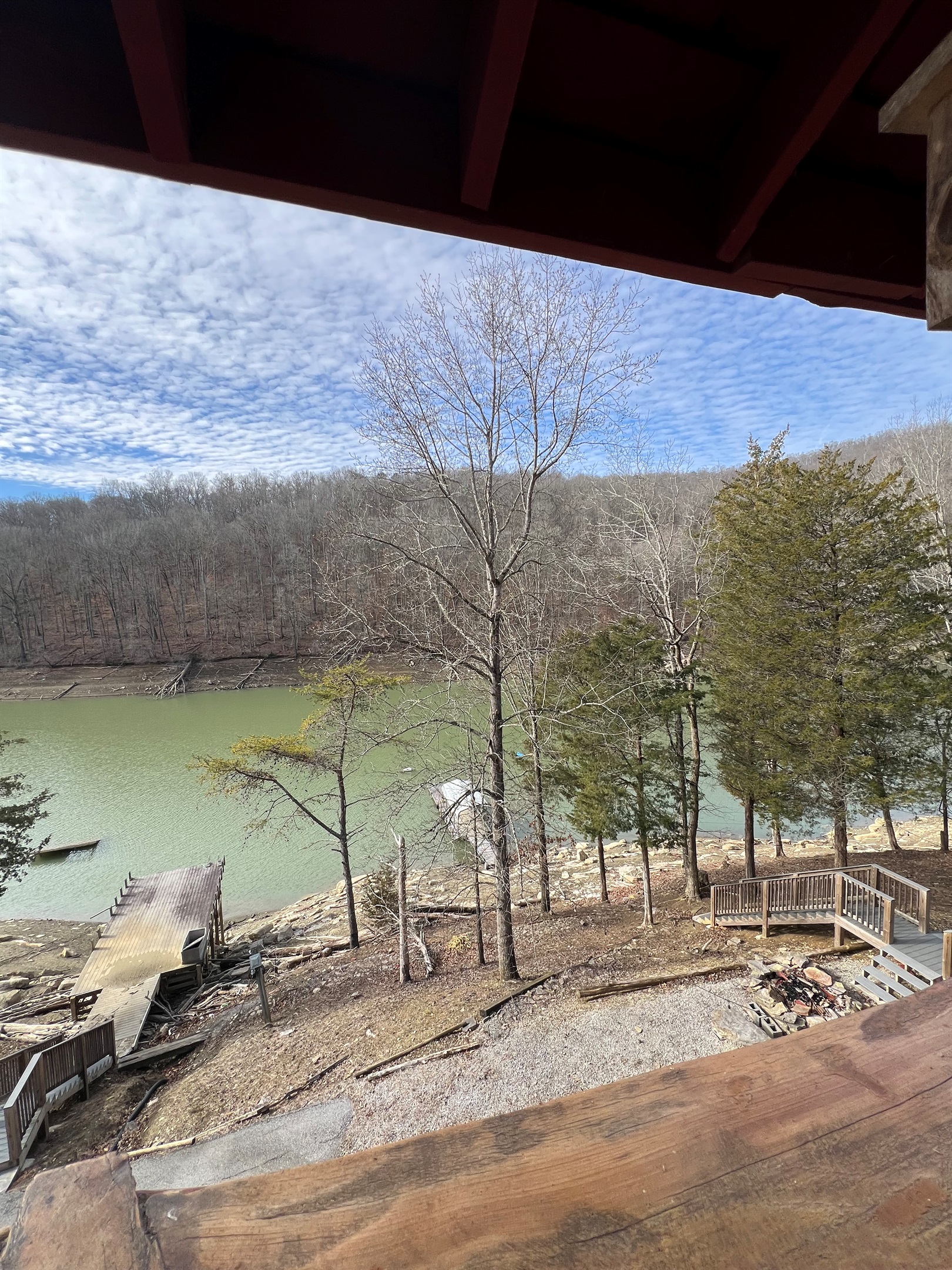 lake view (winter pool level)