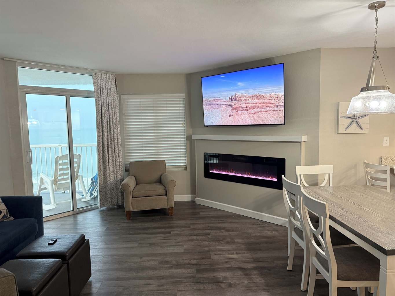 Electric fireplace to enjoy