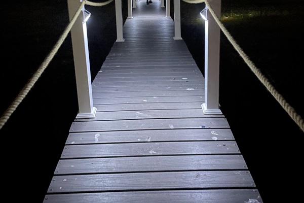 Great dock to watch space rocket launches!