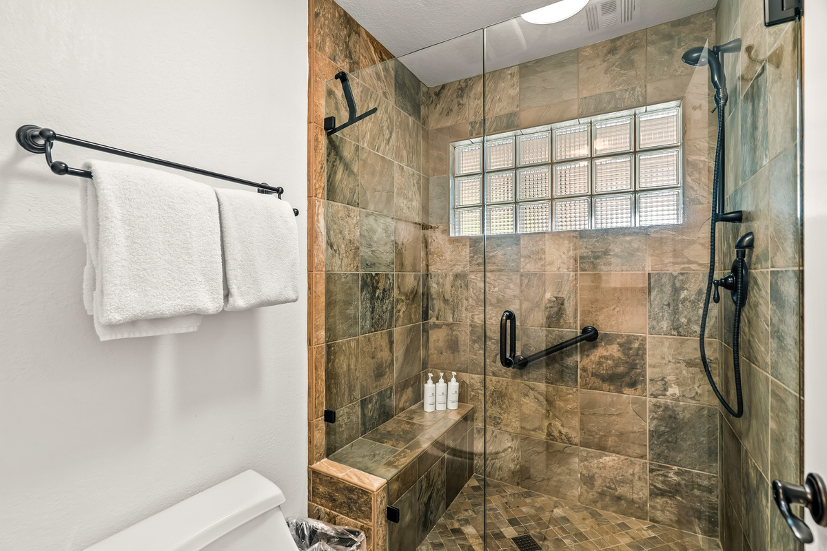 Spa like rain shower