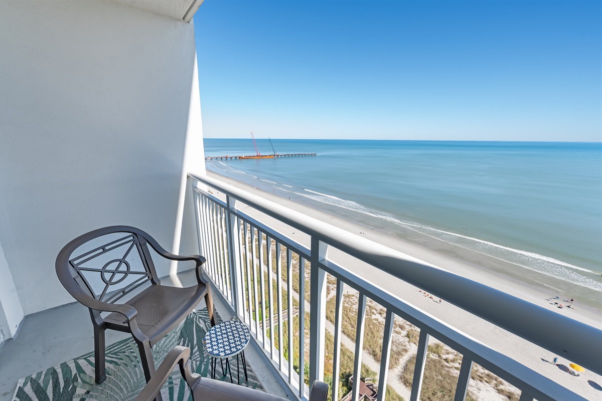 Breathtaking Views from Balcony!