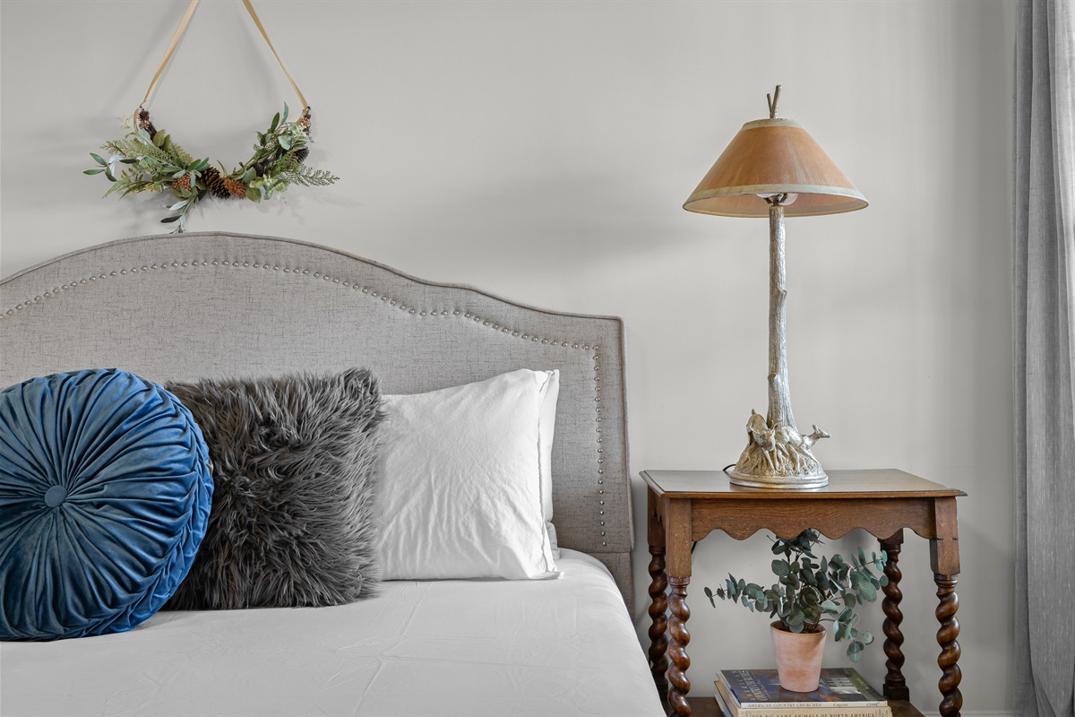 Melody bedroom with memory foam mattress.