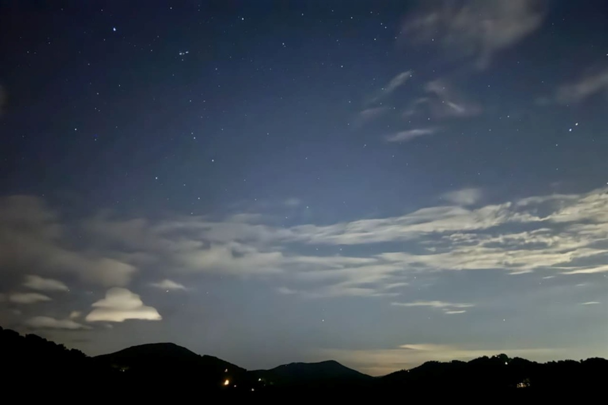 The stars are so beautiful! 