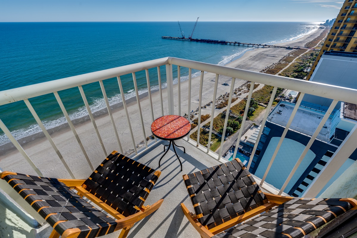 Amazing View from the Balcony!