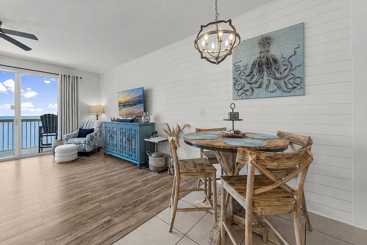 Dining/LR and Kitchen View