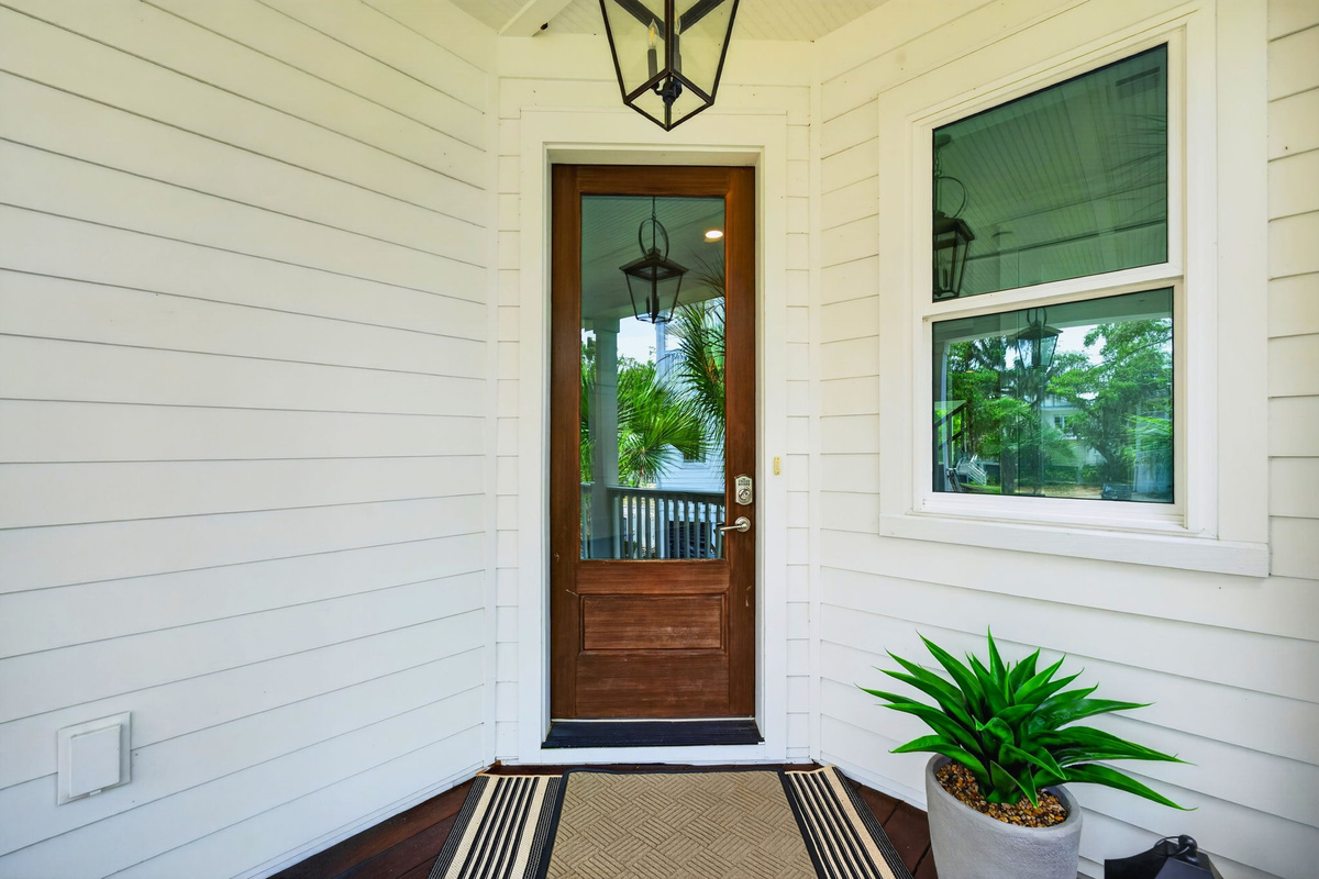 Front Door | Driftwood Dreams | 105 Forest Trail | Isle of Palms, SC | IOP Escapes