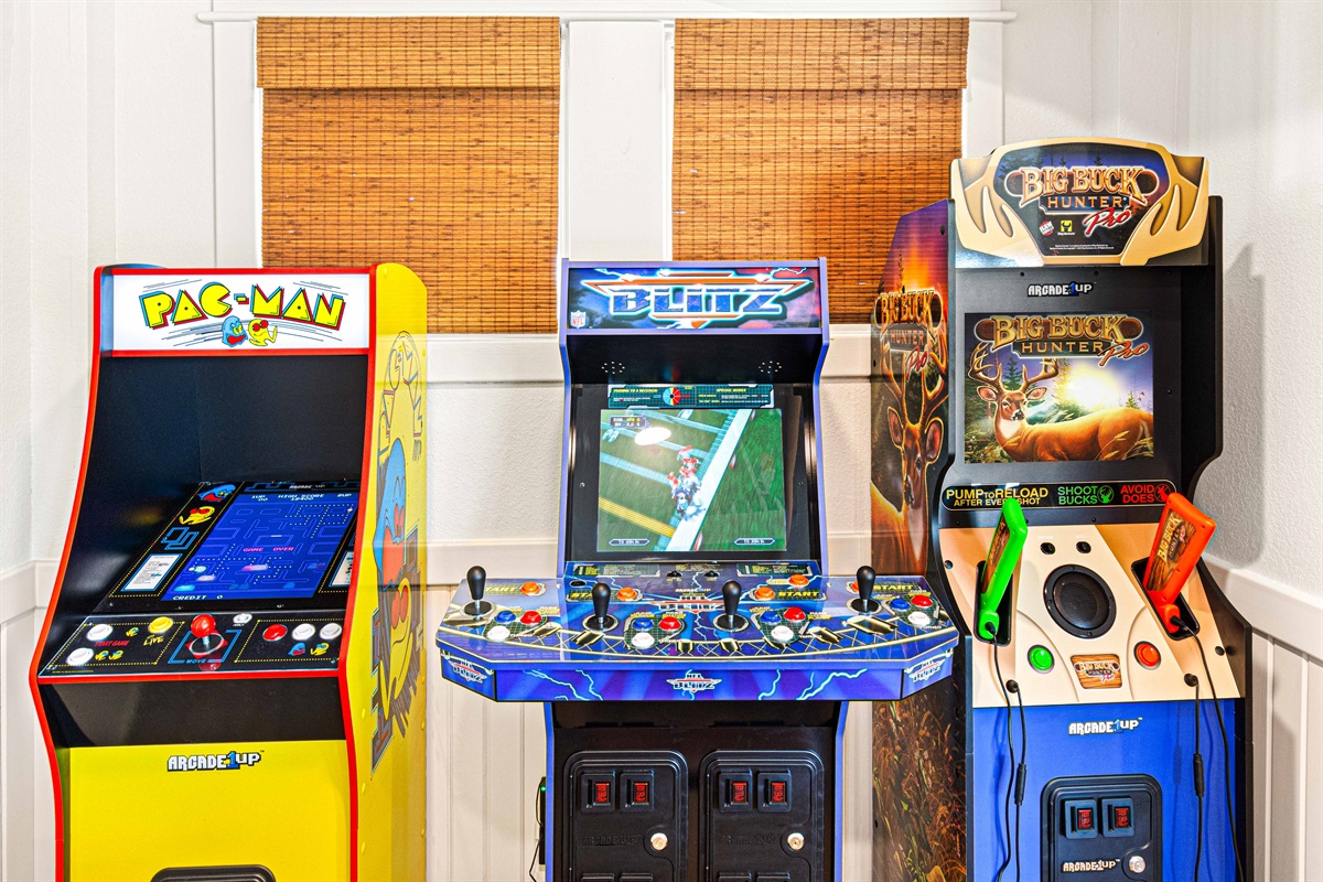 Arcade games for the kiddos!