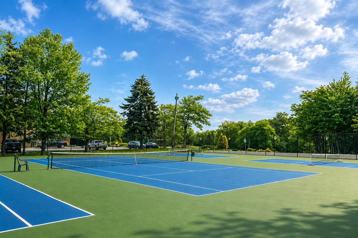 Sunny days are better on the court. Whether you’re starting the morning with a match or enjoying a fun afternoon rally, the tennis court is ready for your perfect getaway game.