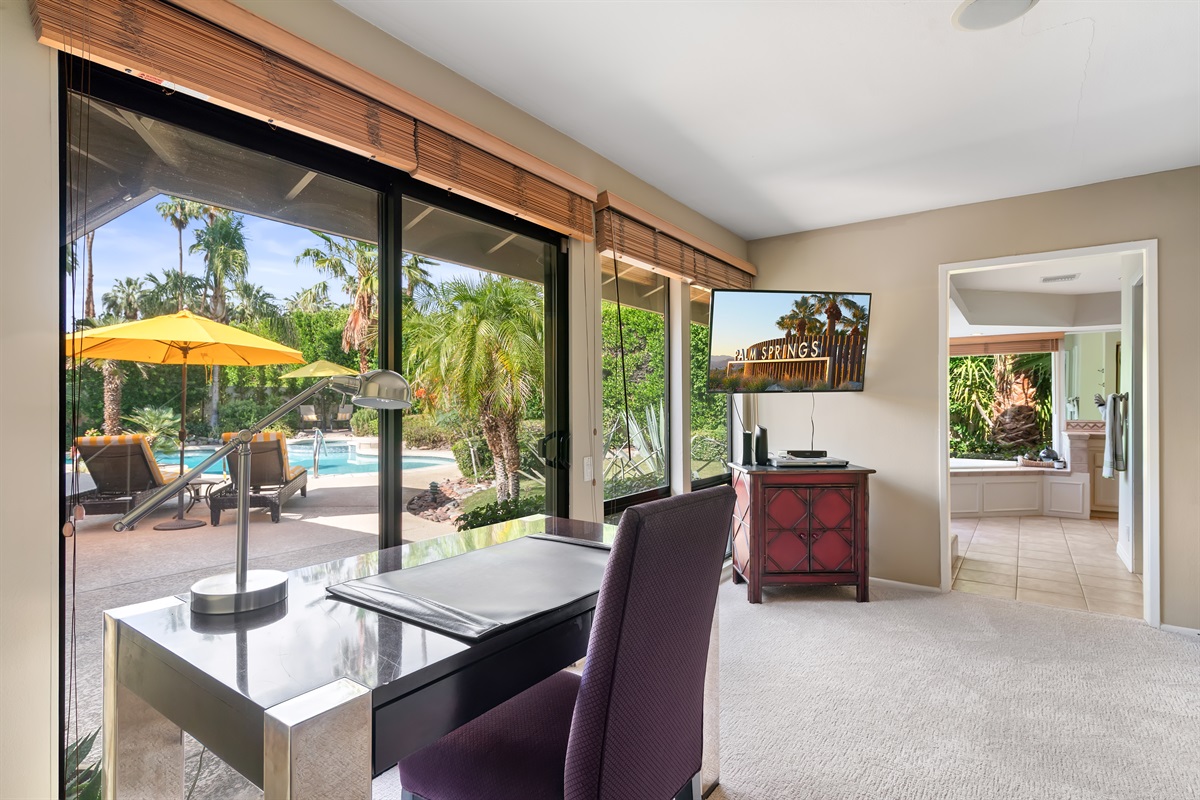 primary suite dedicated workspace