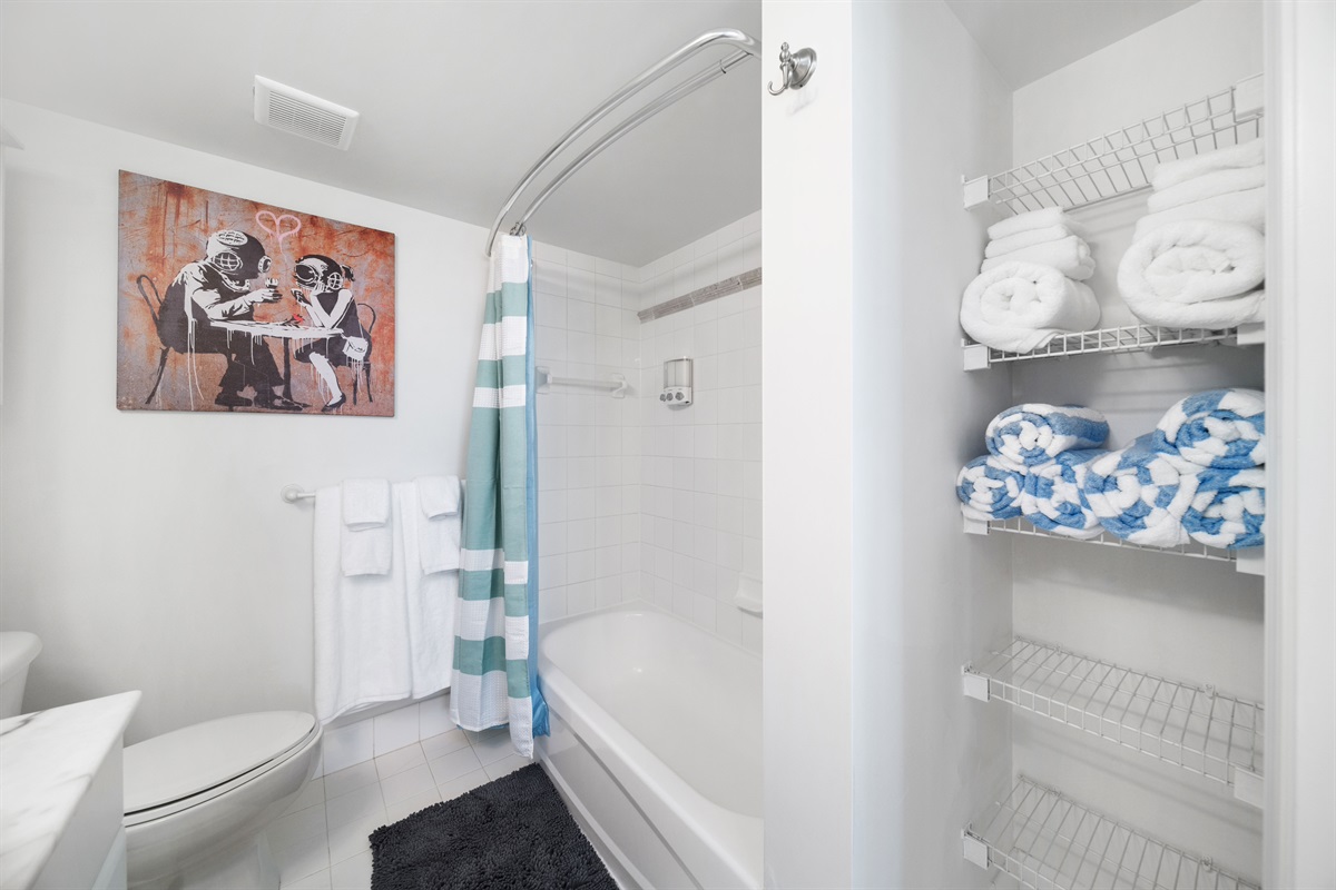 Master Bathroom with Tub/shower