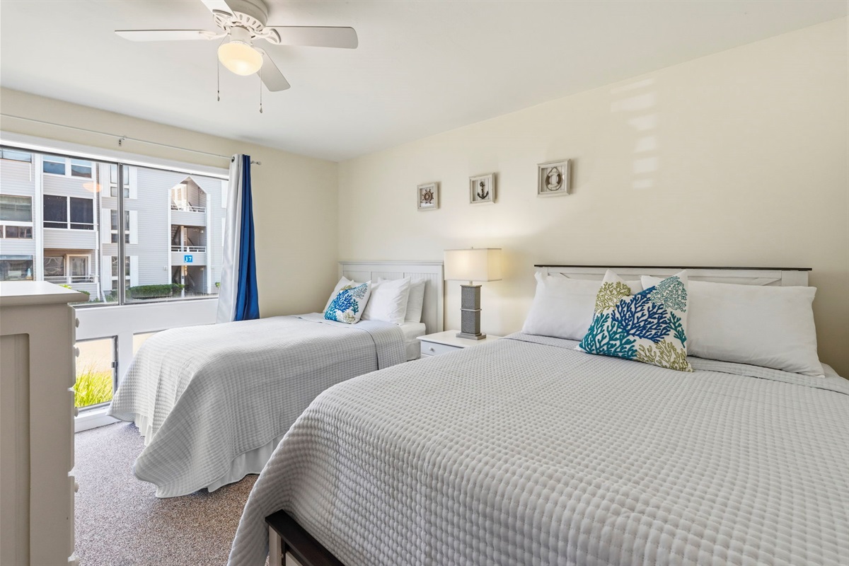 Guest Bedroom with two queen beds