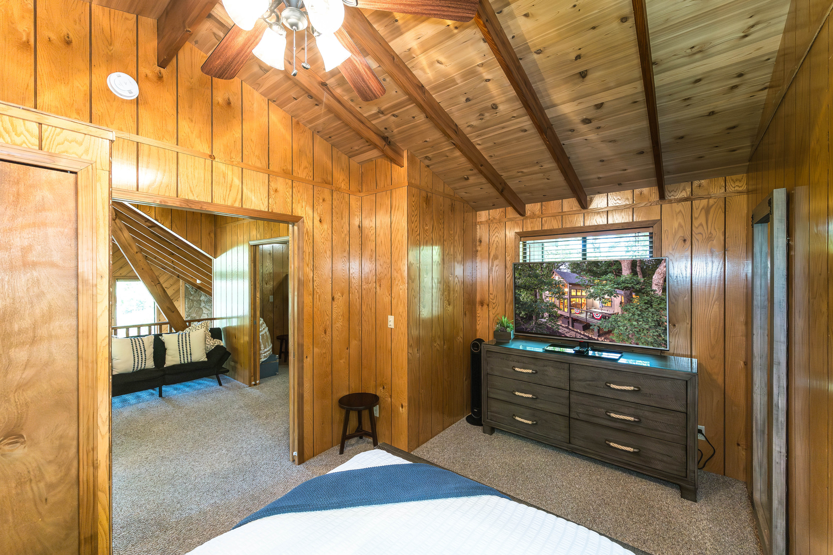 Bedroom 2 has a TV