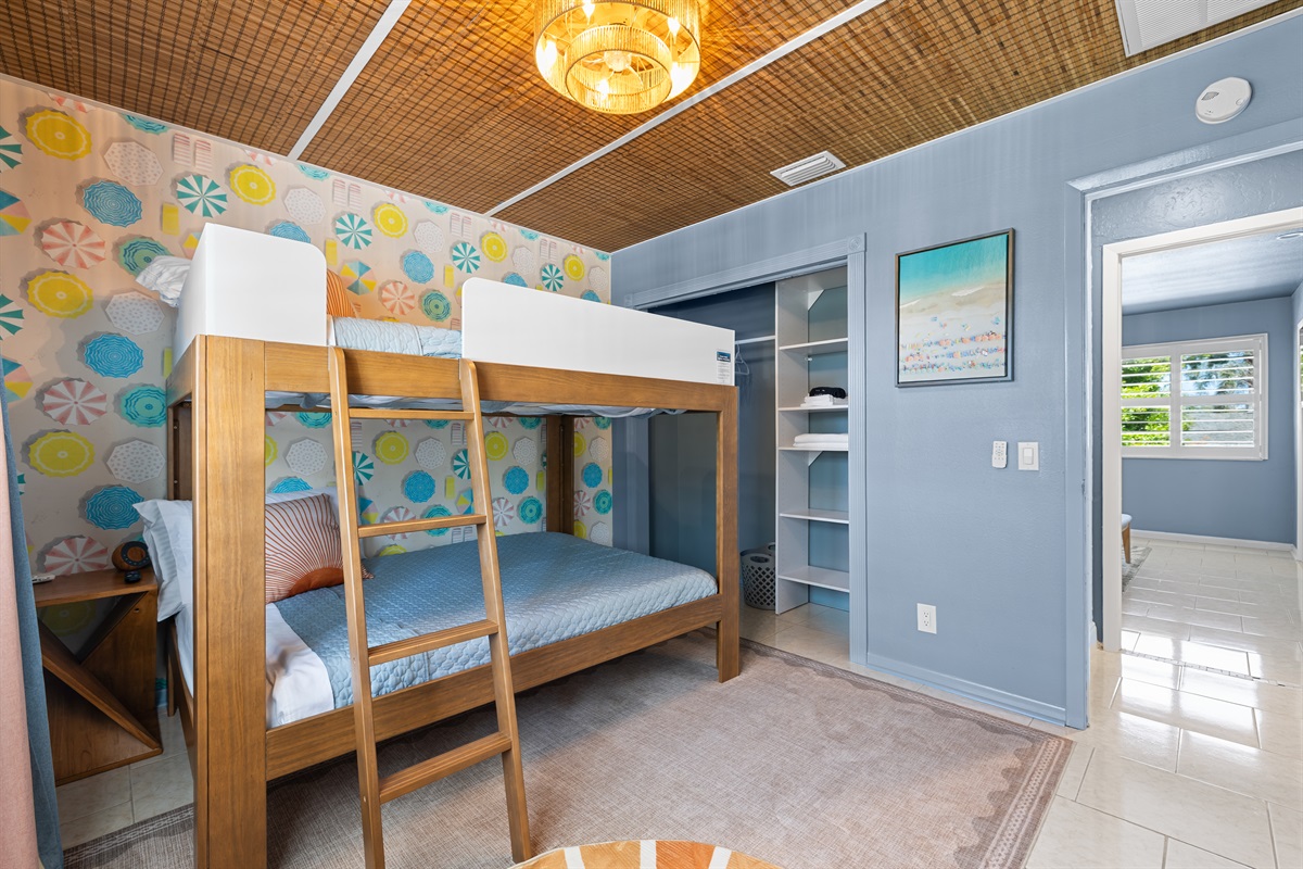 Bedroom 2 - Full over full bunk bed on 2nd floor