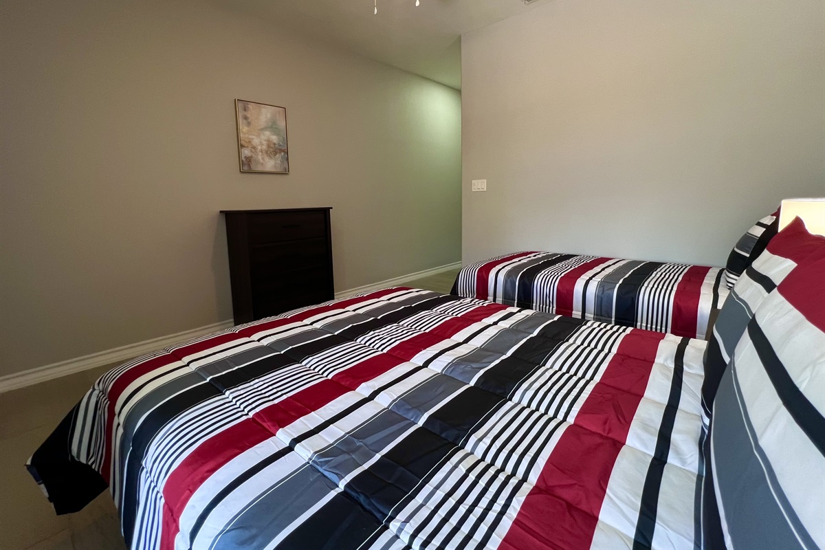 Secondary Bedroom with Twin and Full Bed