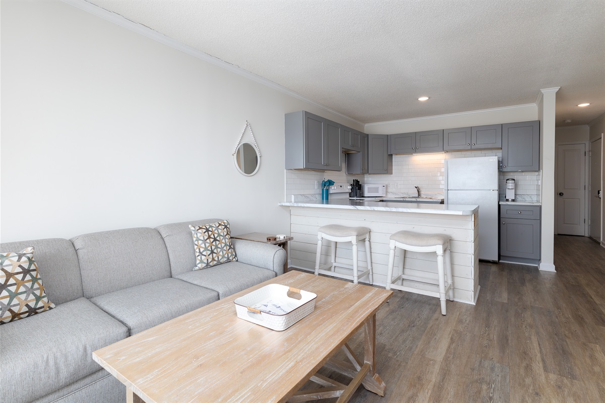 Spacious living area