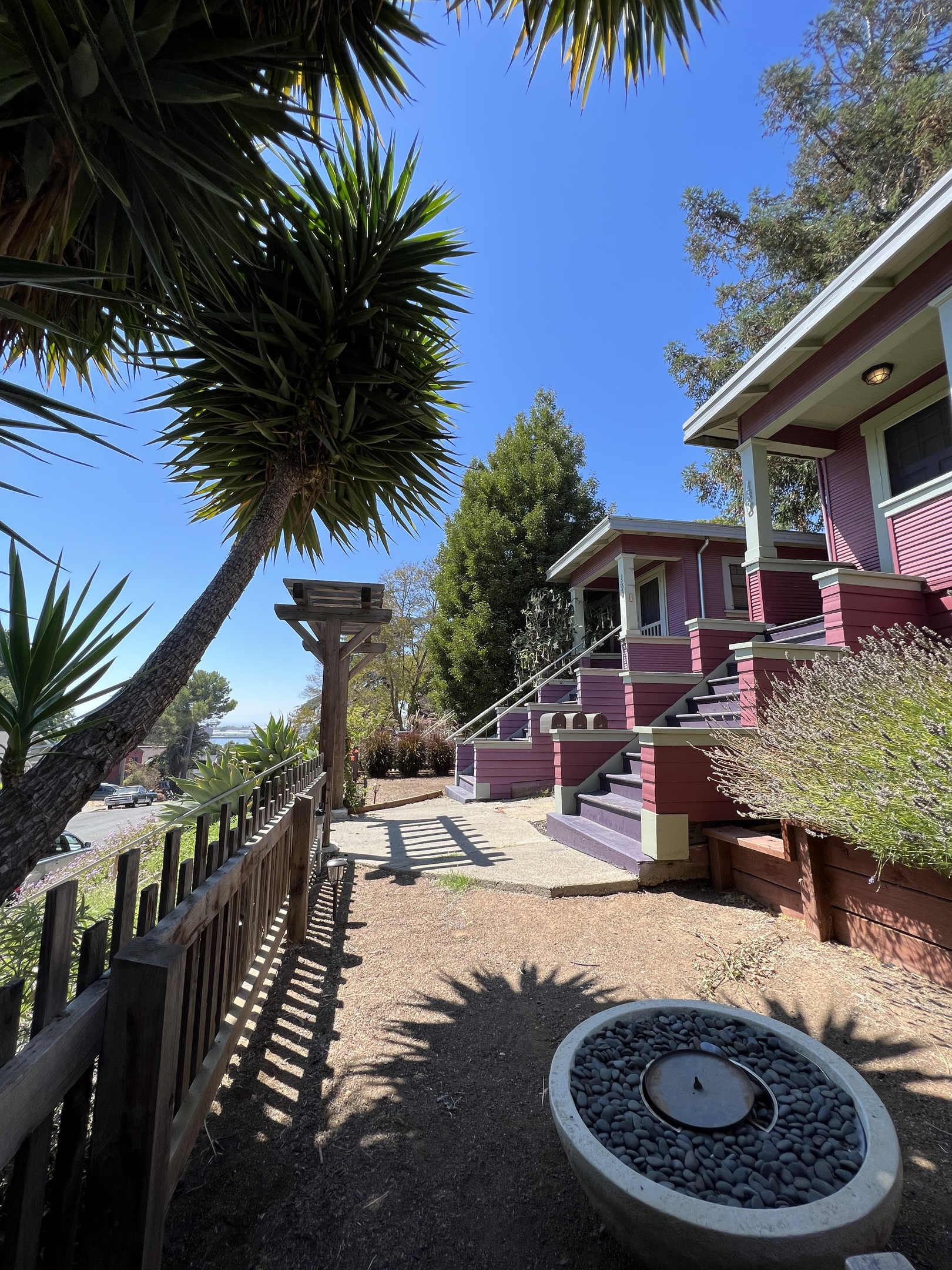 Historic Bungalows - must climb stairs.  Interior is single level.