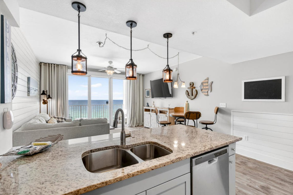 Majestic Sun A1008 - Remodeled, Gulf View Kitchen - fully stocked with more than the basics, Coffee bar, and more!