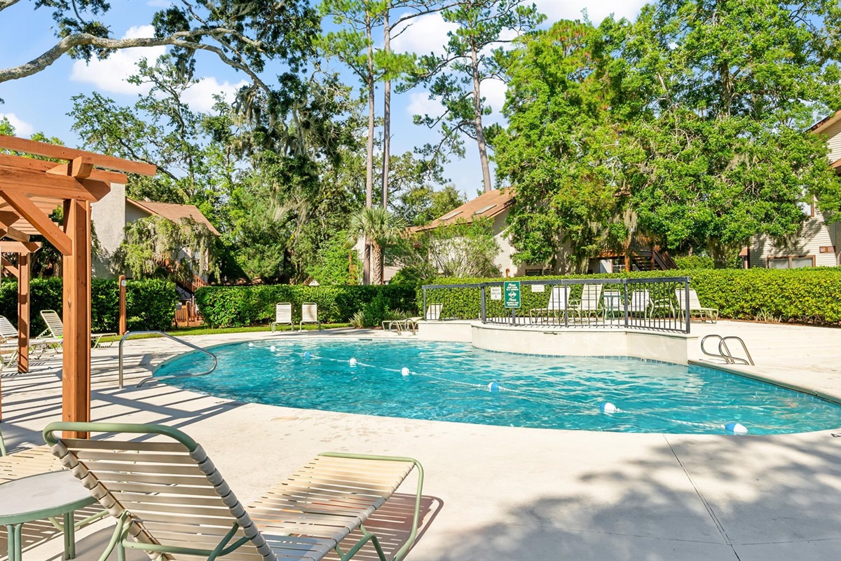 Steps to private pool