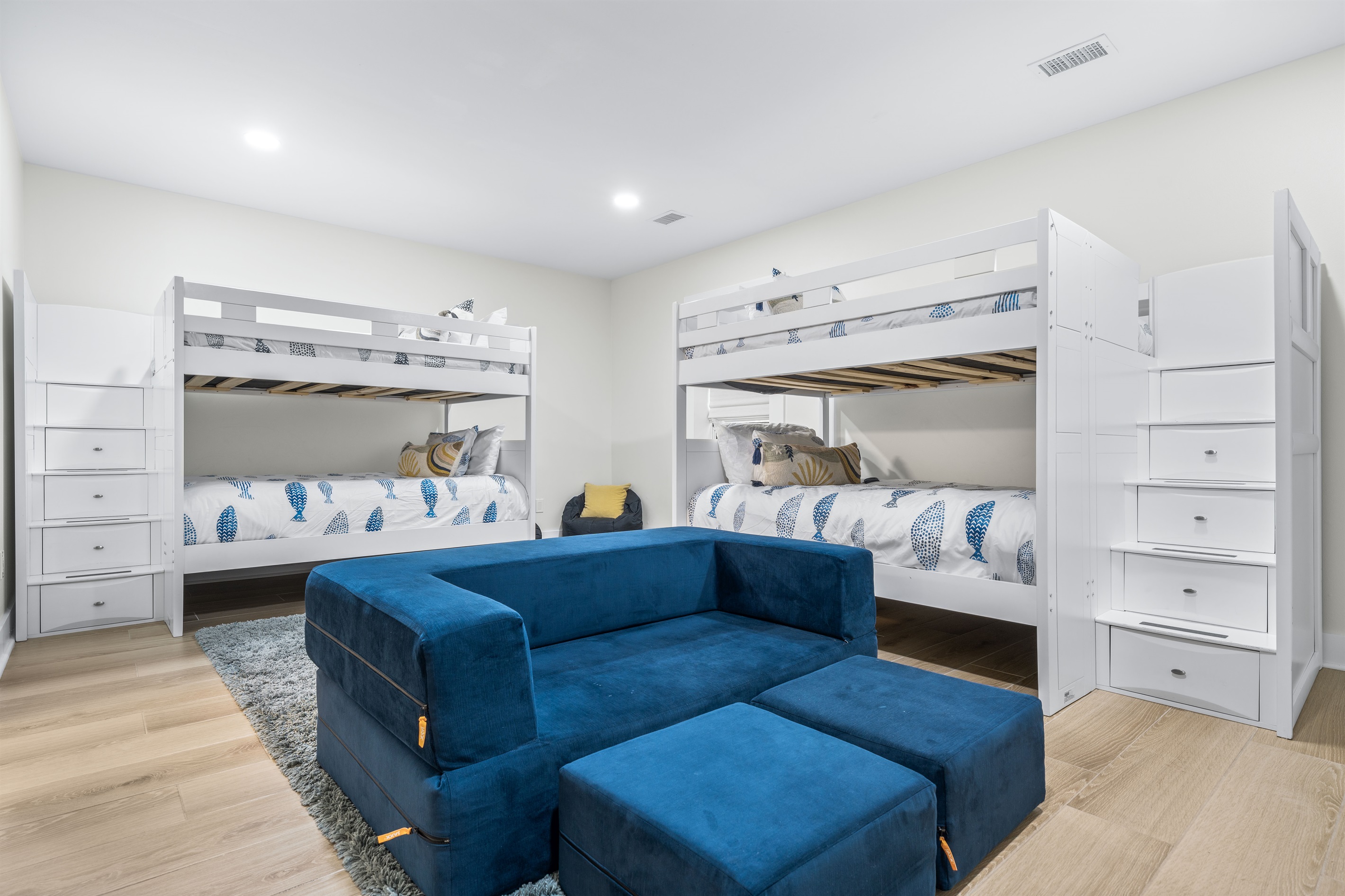 Full bunk room in the carriage house.