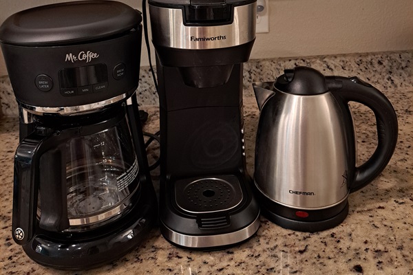 Coffee maker, kettle, keurig