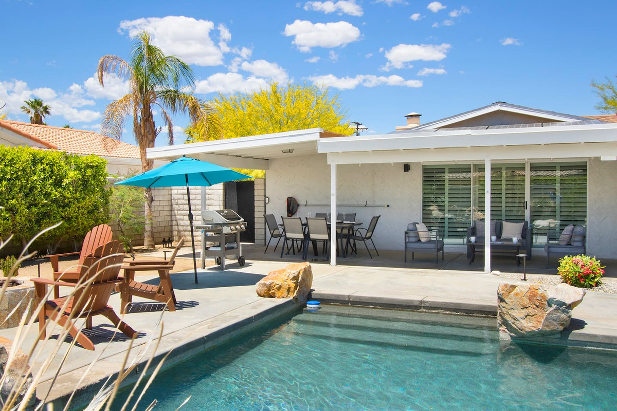 Expansive backyard with large pool!
