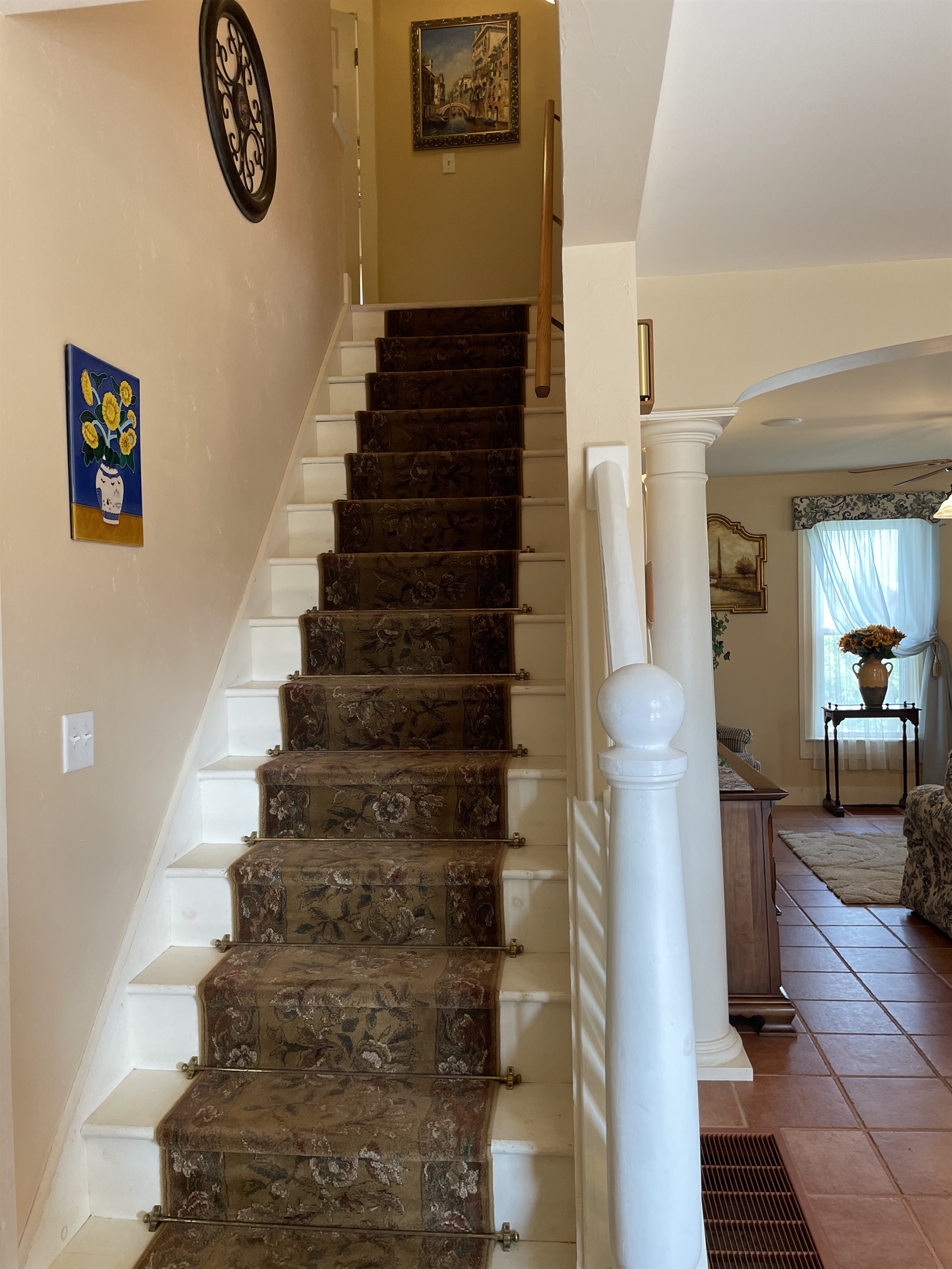 Stairs to 2nd floor and all bedrooms