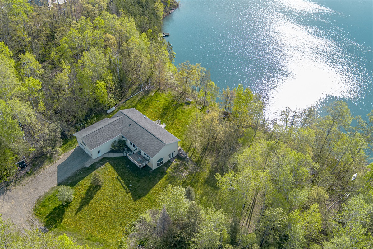 Tioga Basecamp MN is one of only 4 homes on the water!