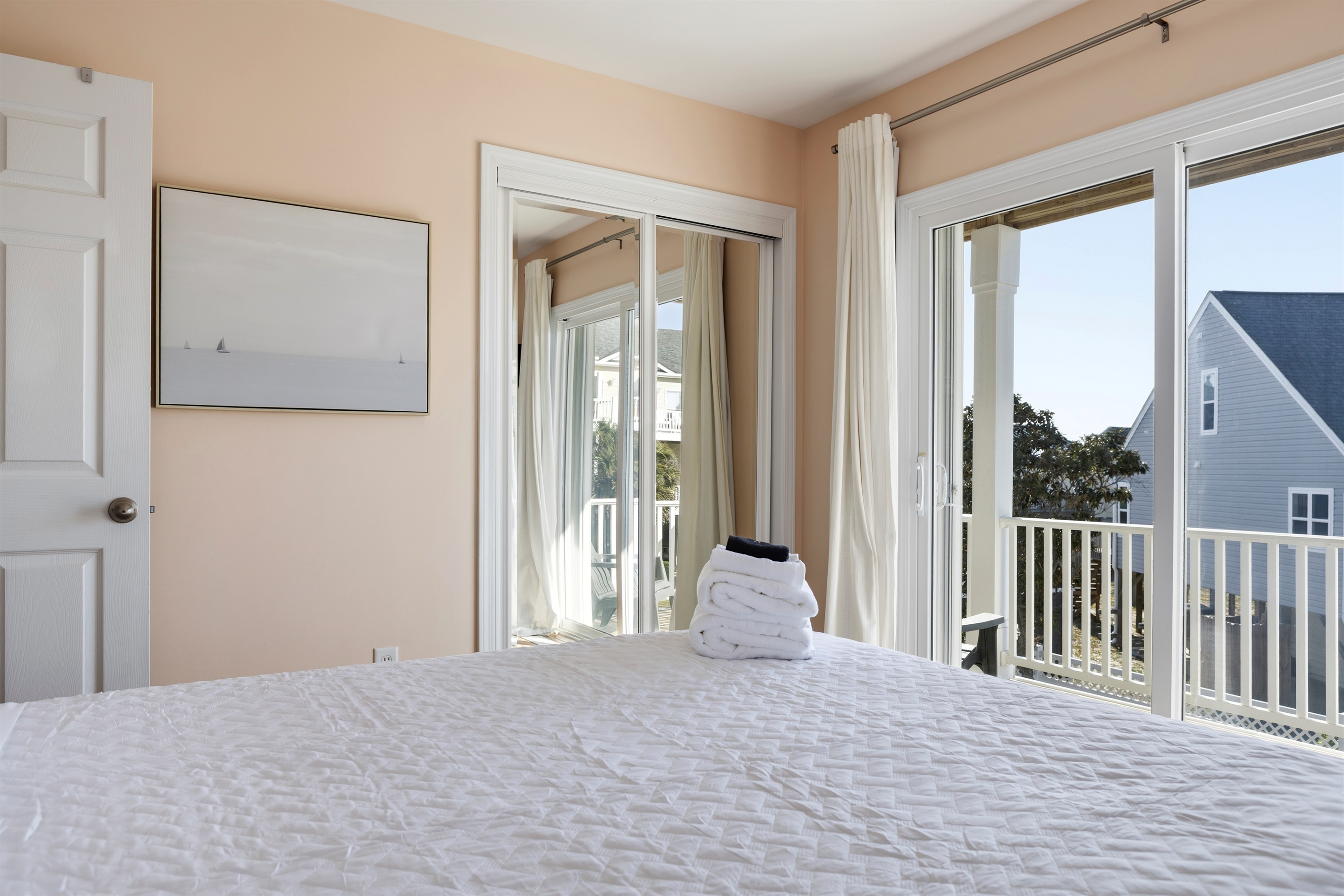 Balcony access shared with Bedrooms 2&3